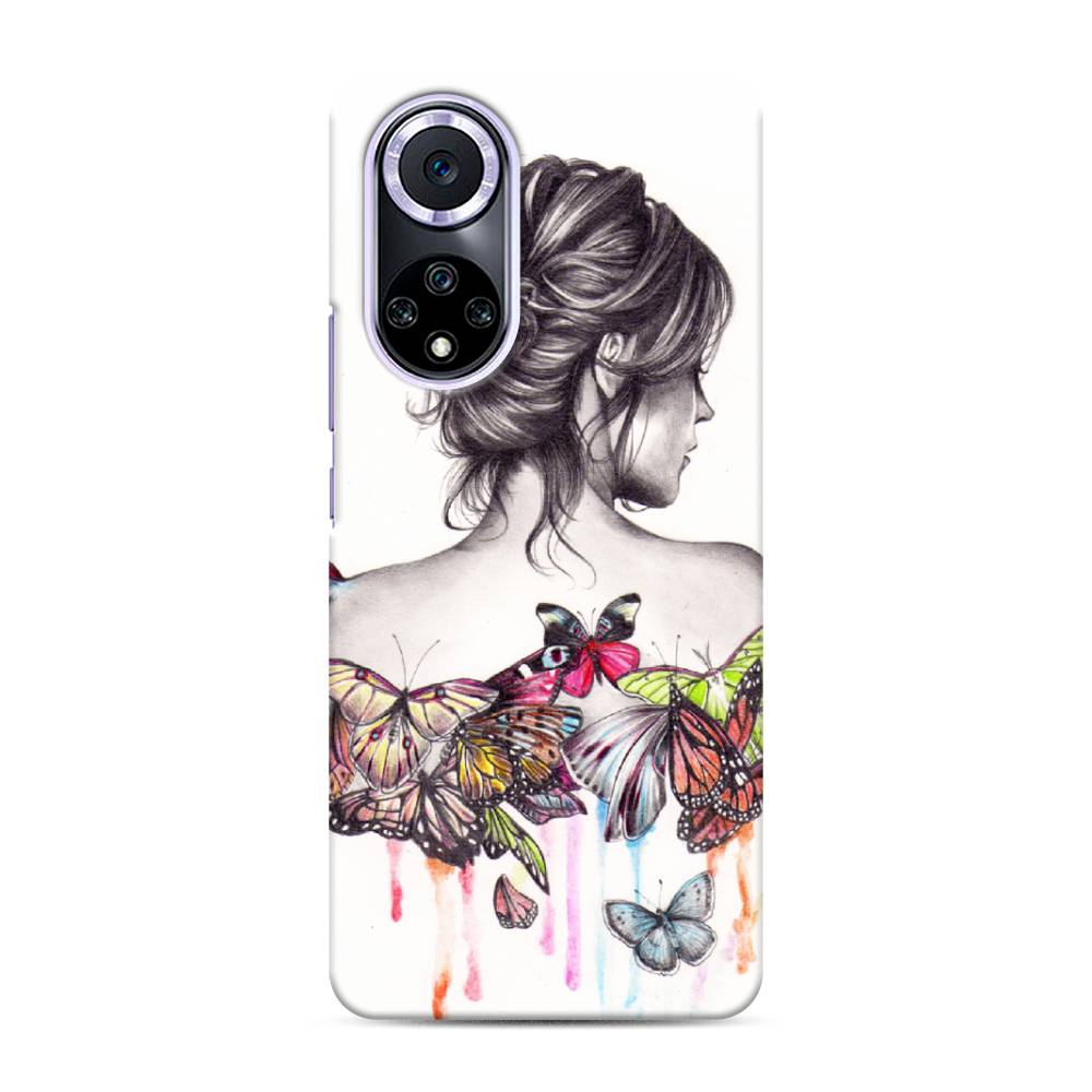 

Чехол Awog "Девушка с бабочками" для Huawei Nova 9, 6106120-7
