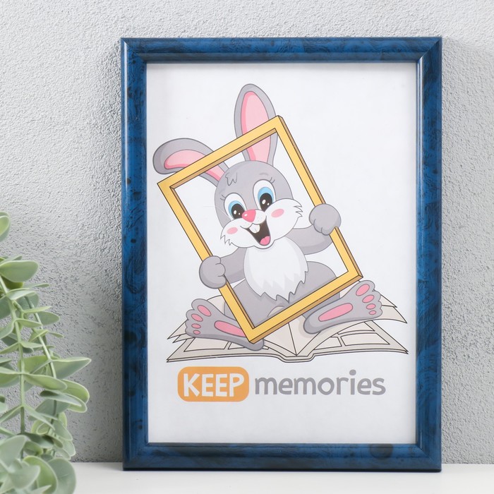 

Фоторамка пластик Keep memories 15х21 см, 199-синий камуфляж