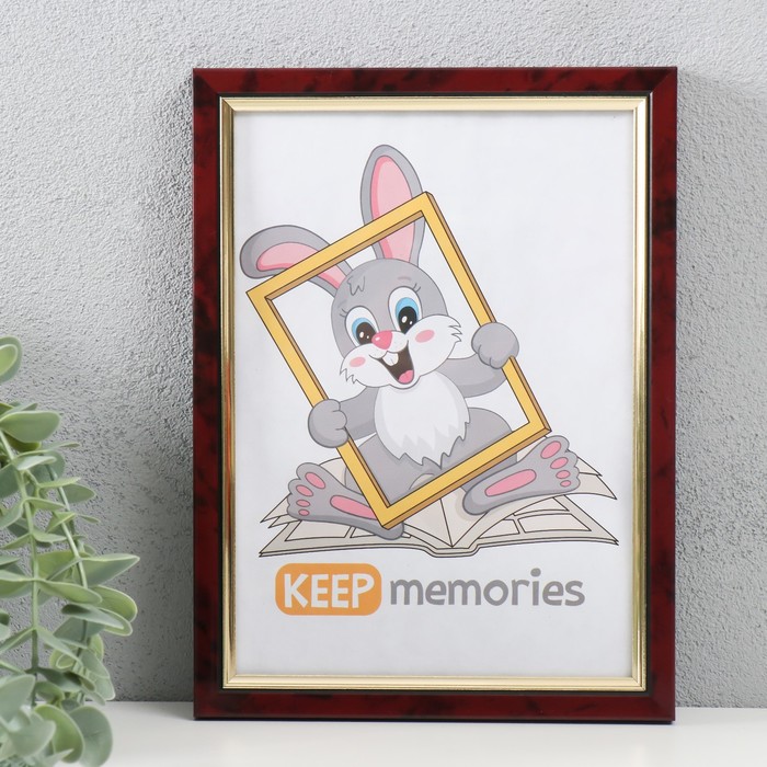 

Фоторамка пластик Keep memories 15х21 см, 137-красное дерево