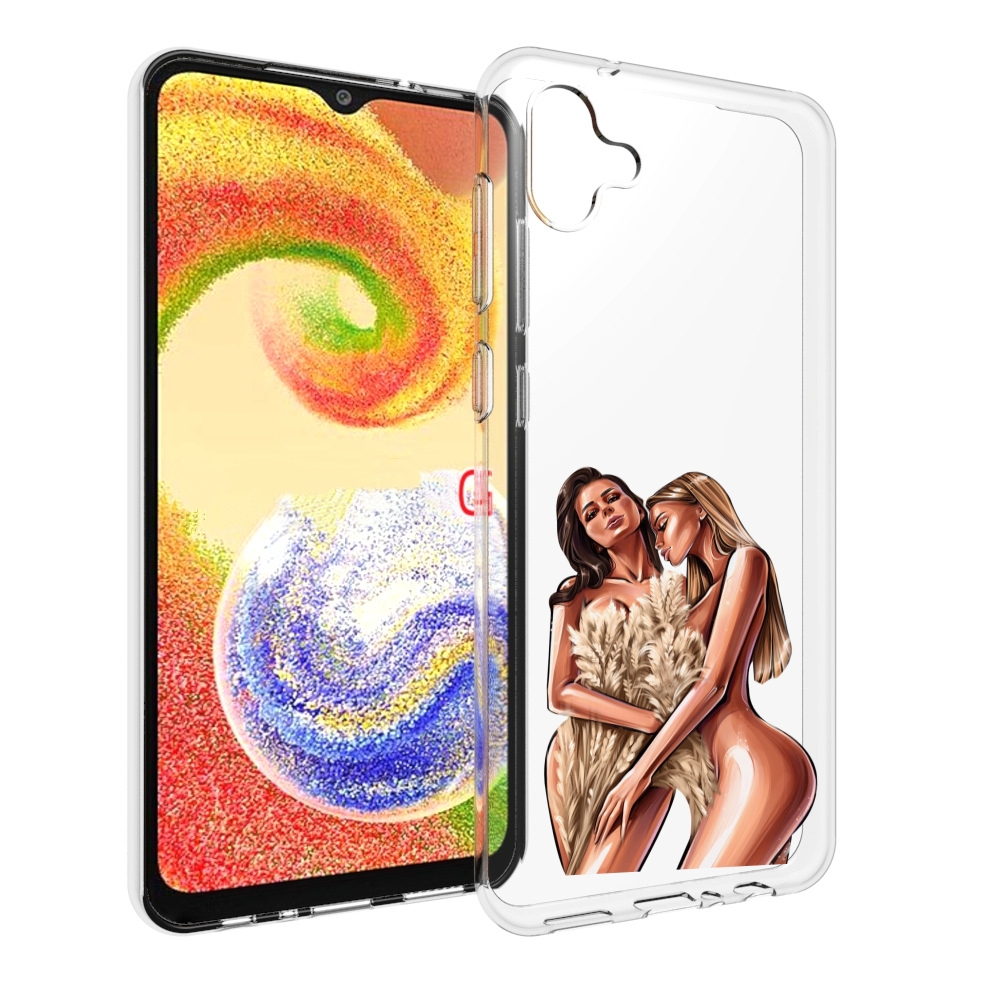 

Чехол MyPads Иллюстрированные-девушки женский для Samsung Galaxy A04, Прозрачный, Tocco