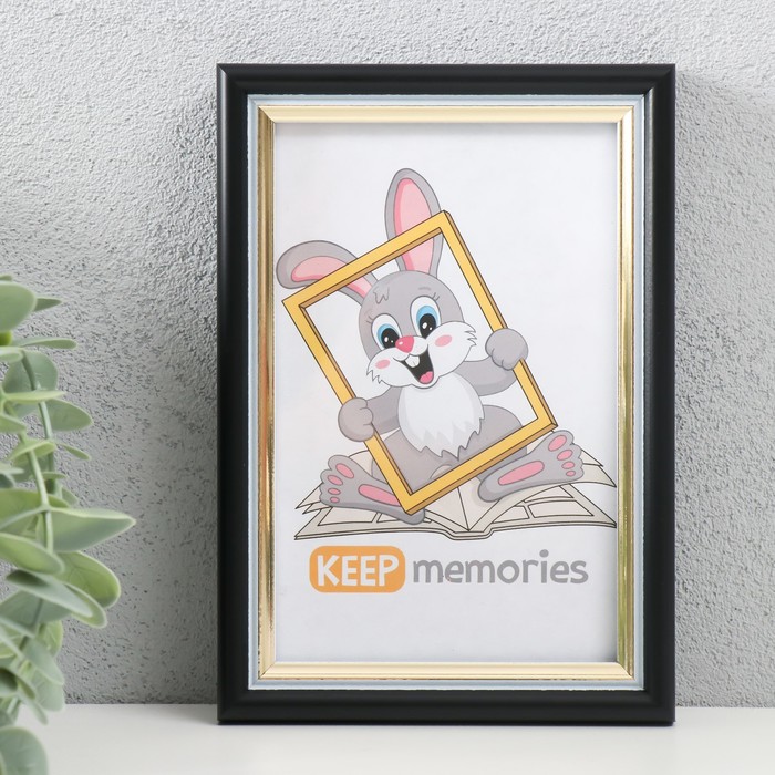 

Фоторамка пластик Keep memories 10х15 см, 227-чёрный, Черный