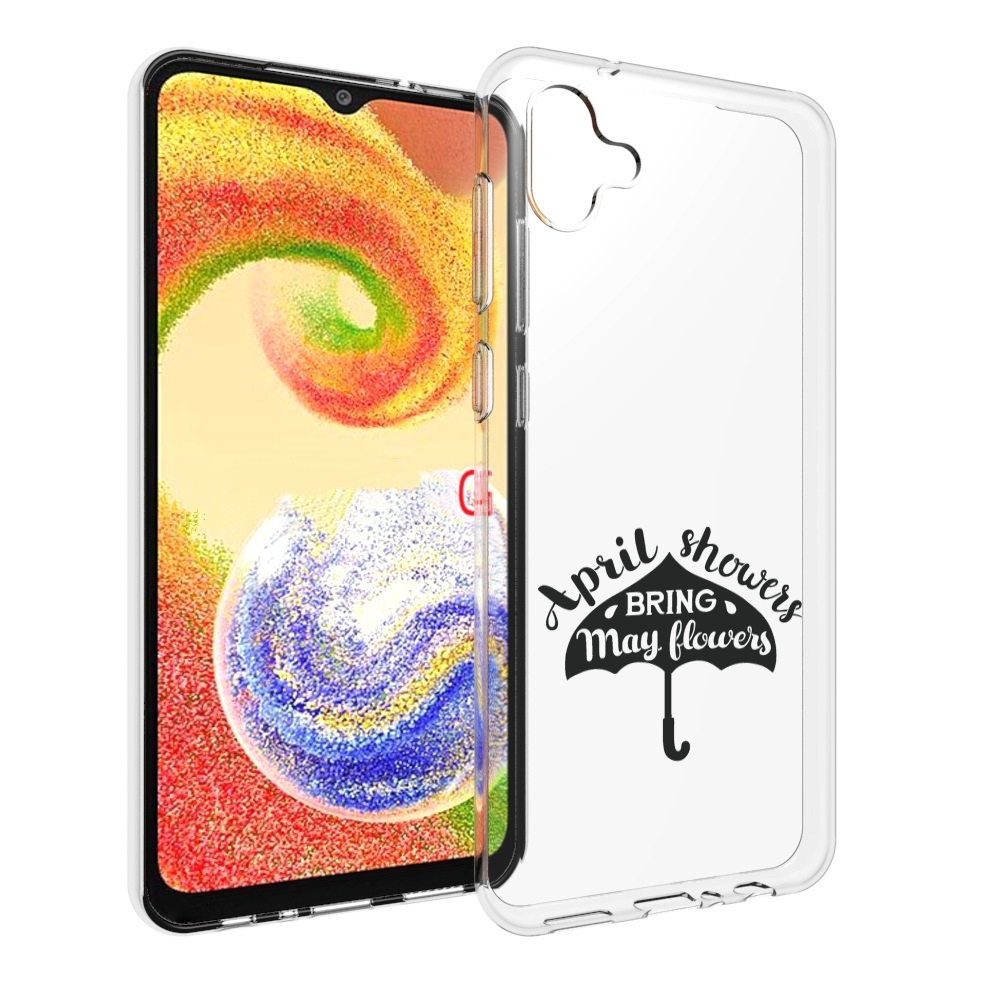 

Чехол MyPads Зонтик для Samsung Galaxy A04, Прозрачный, Tocco