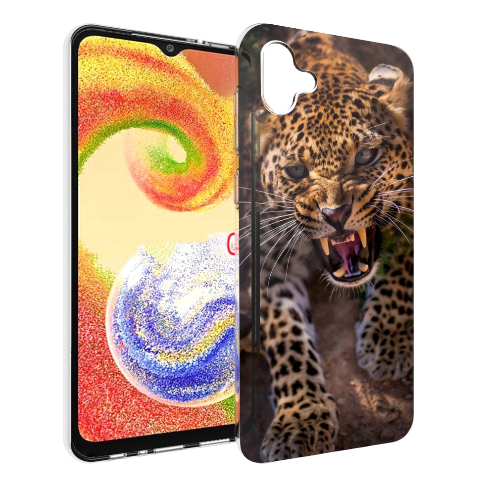 

Чехол MyPads Злой-гепард для Samsung Galaxy A04, Прозрачный, Tocco