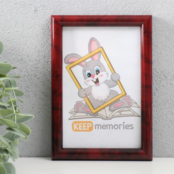 

Фоторамка Keep memories 10х15 см, пластик, 199-красное дерево
