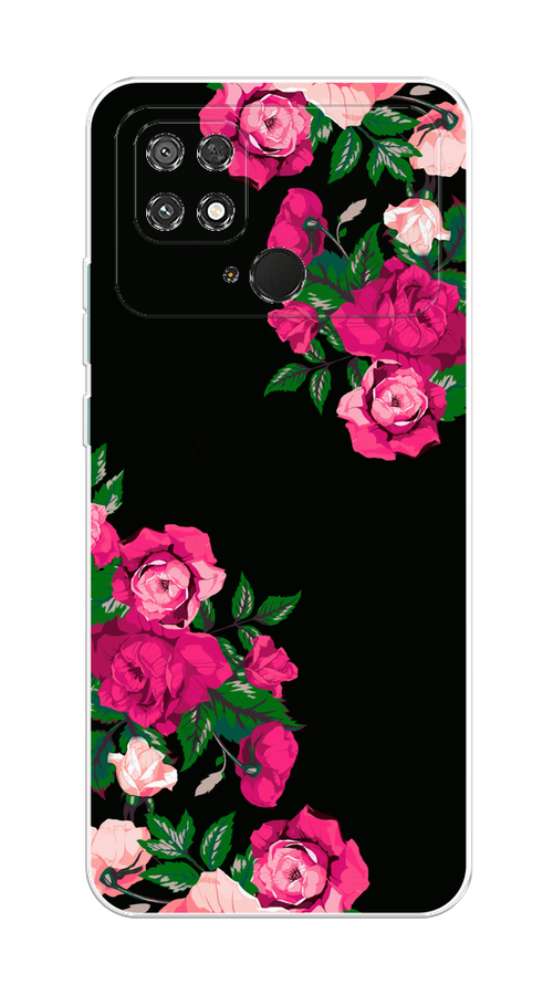 

Чехол на Xiaomi Poco C40 "Розы фуксия", Черный;розовый;зеленый, 315850-1