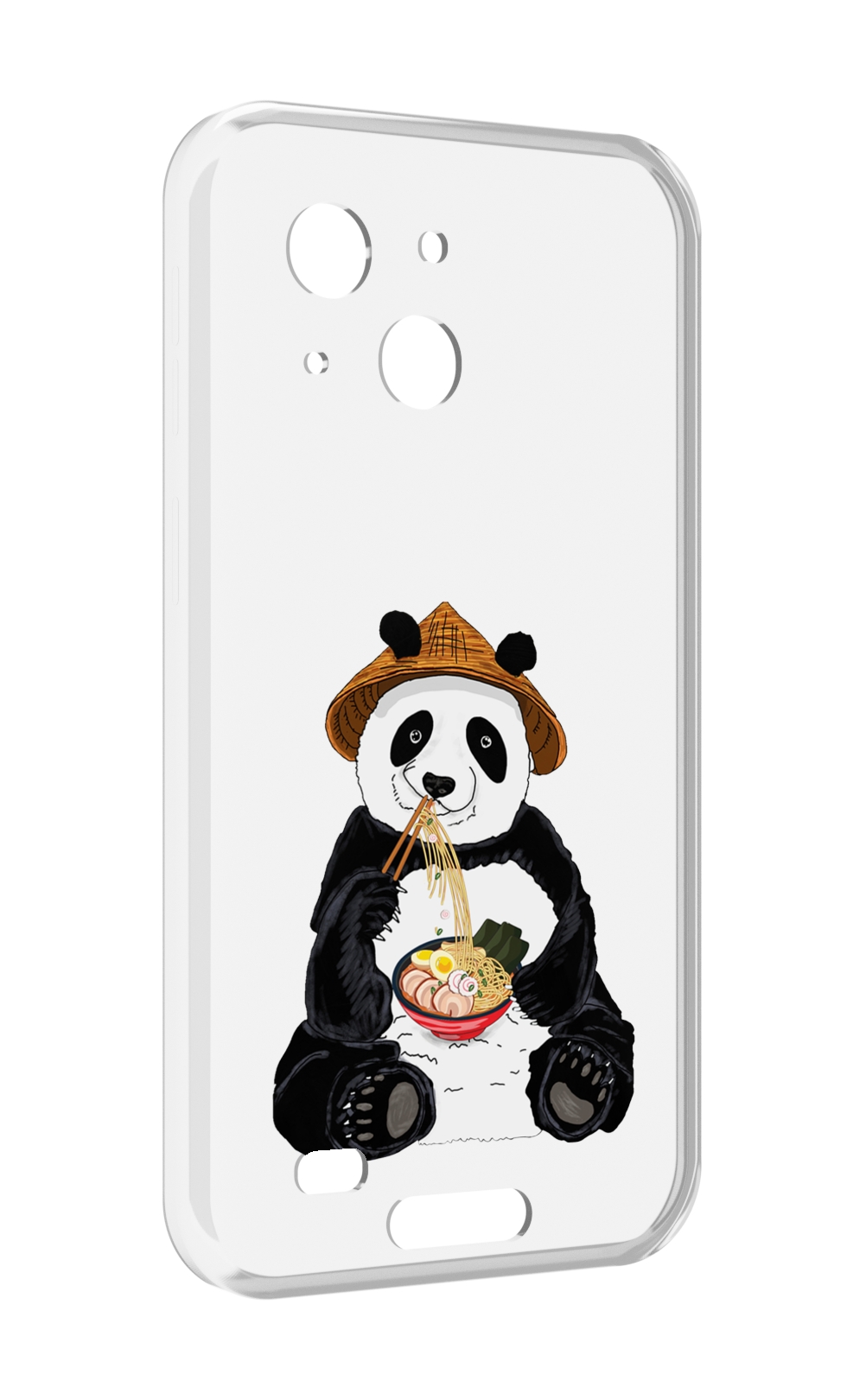 

Чехол MyPads панда-любит-лапшу для Oukitel WP20 / WP20 Pro, Прозрачный, Tocco