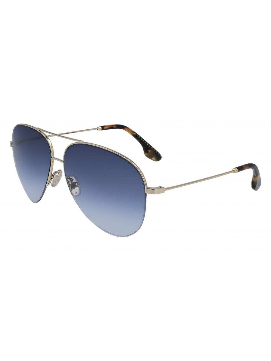 фото Солнцезащитные очки женские victoria beckham vb90s золотистые/синие