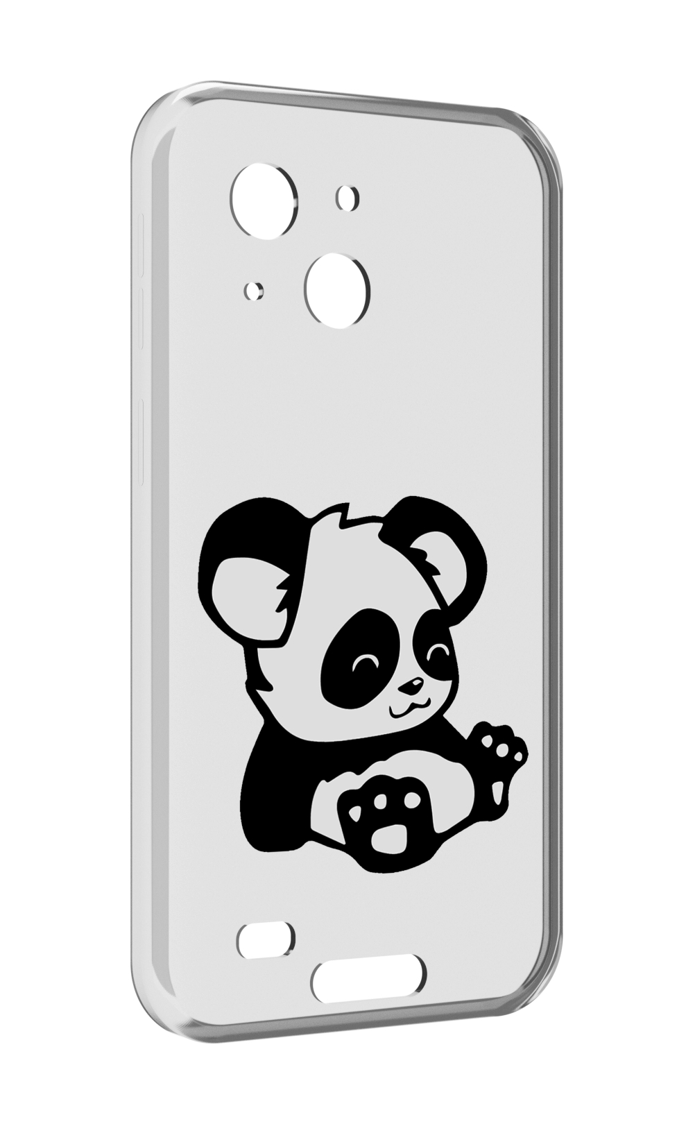 

Чехол MyPads панда-детеныш детский для Oukitel WP20 / WP20 Pro, Прозрачный, Tocco