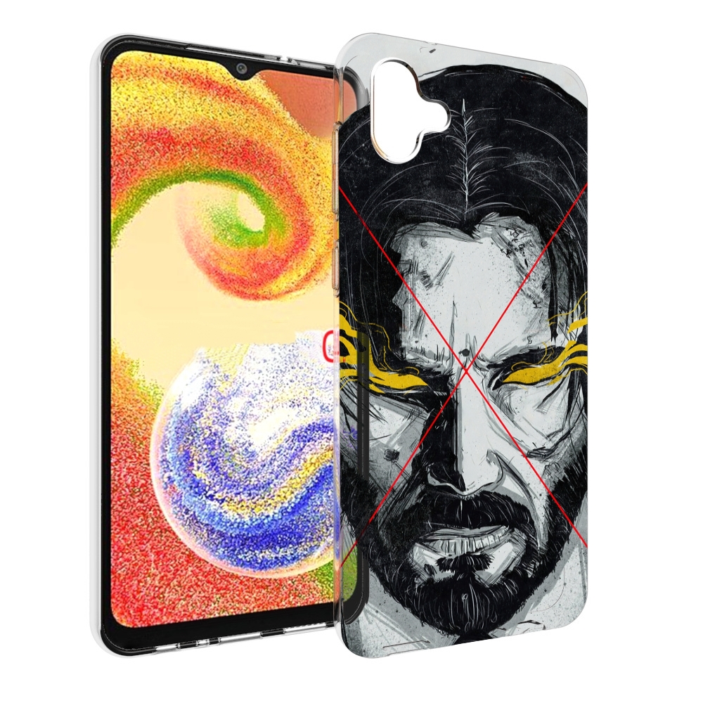 

Чехол MyPads Джон-Уик для Samsung Galaxy A04, Прозрачный, Tocco