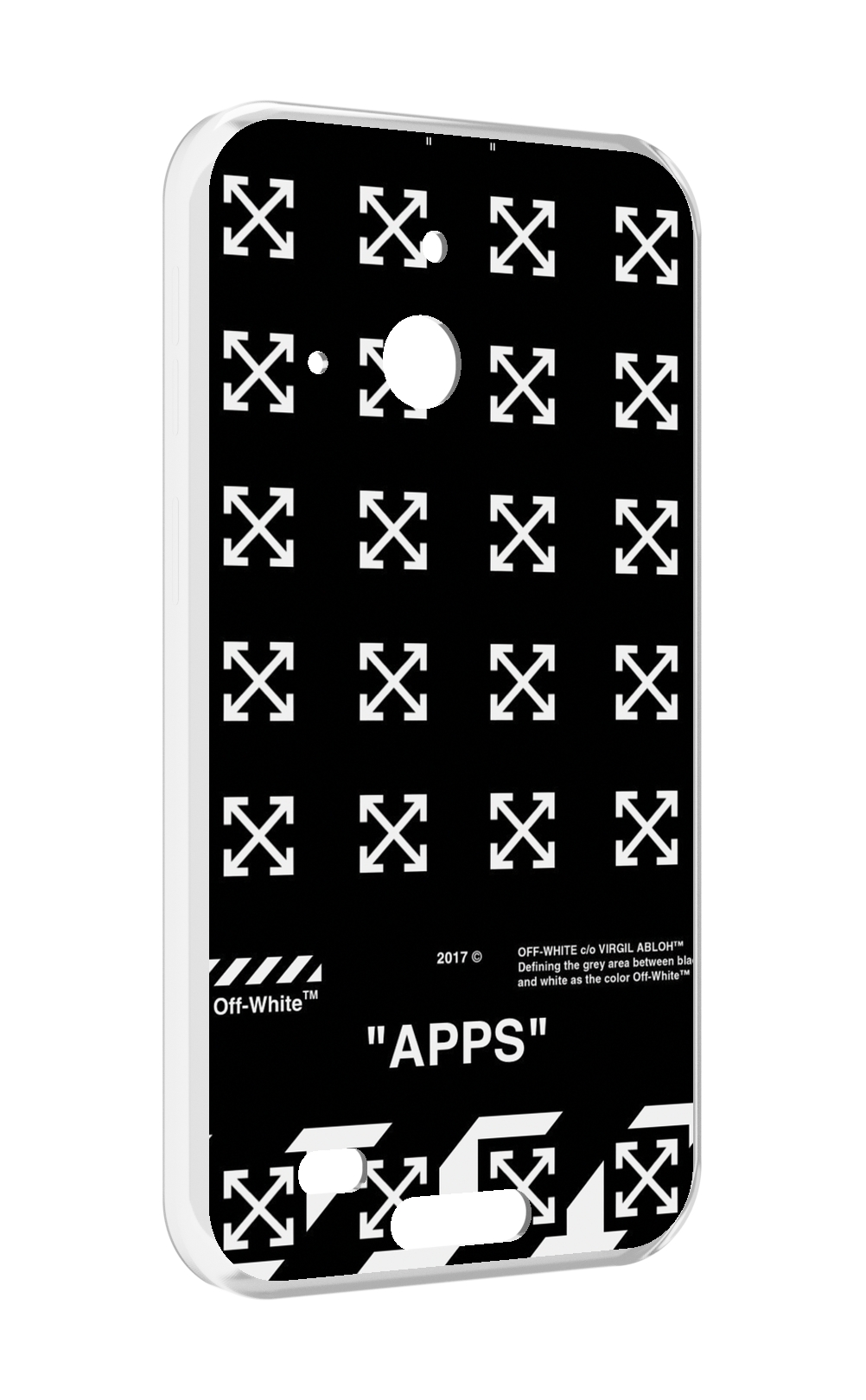 

Чехол MyPads оф-вайт-значки для Oukitel WP20 / WP20 Pro, Прозрачный, Tocco