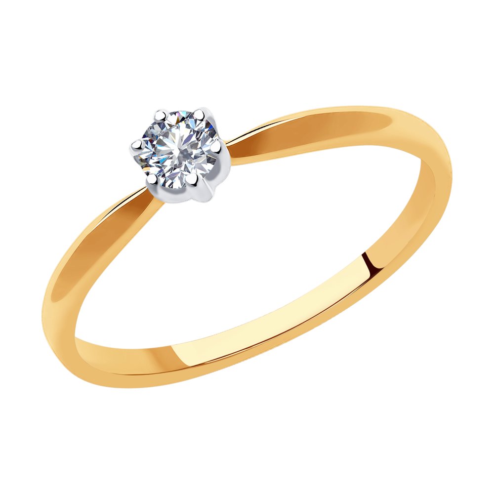 

Кольцо из золота р. , SOKOLOV Diamonds 1011919, бриллиант, 1011919