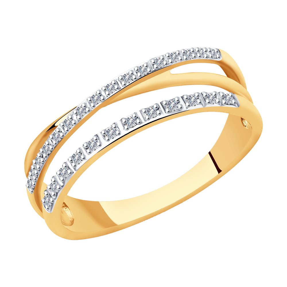 

Кольцо из золота р.  SOKOLOV Diamonds 1011917, бриллиант, 1011917