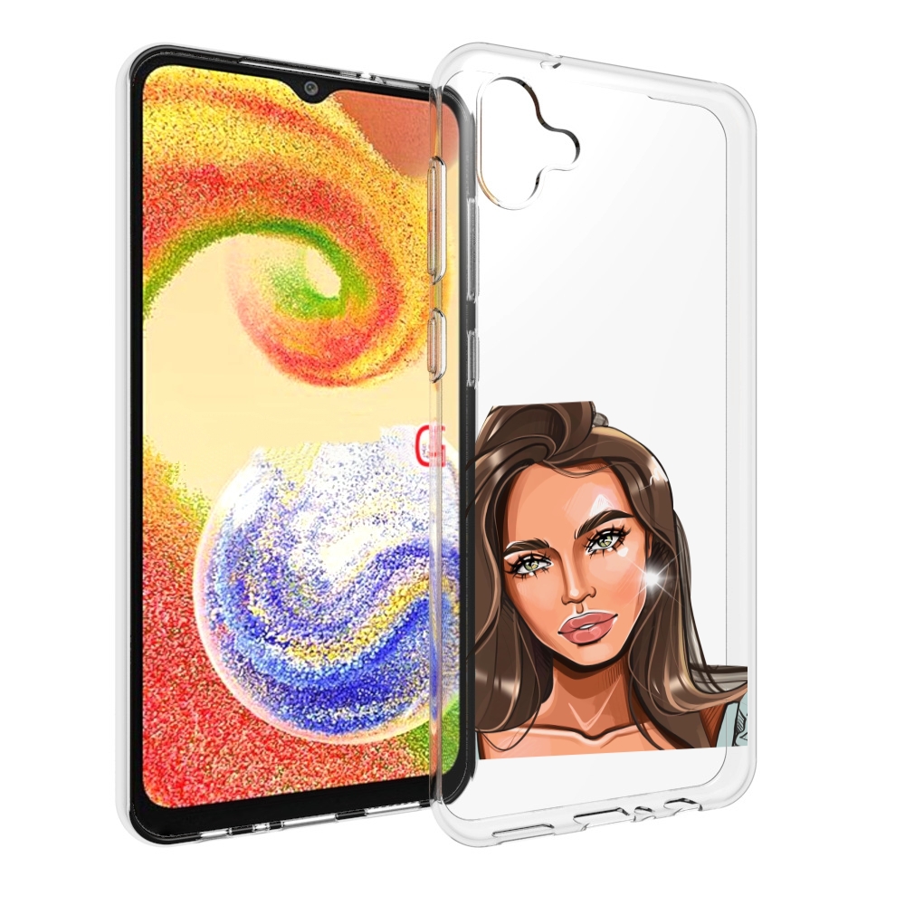 

Чехол MyPads Девушка-с-зелеными-глазами для Samsung Galaxy A04, Прозрачный, Tocco