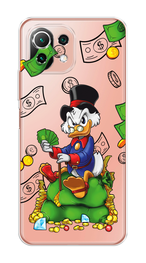 

Чехол на Xiaomi Mi 11 Lite/5G NE "Scrooge Richness", Черный;синий;зеленый, 310250-1