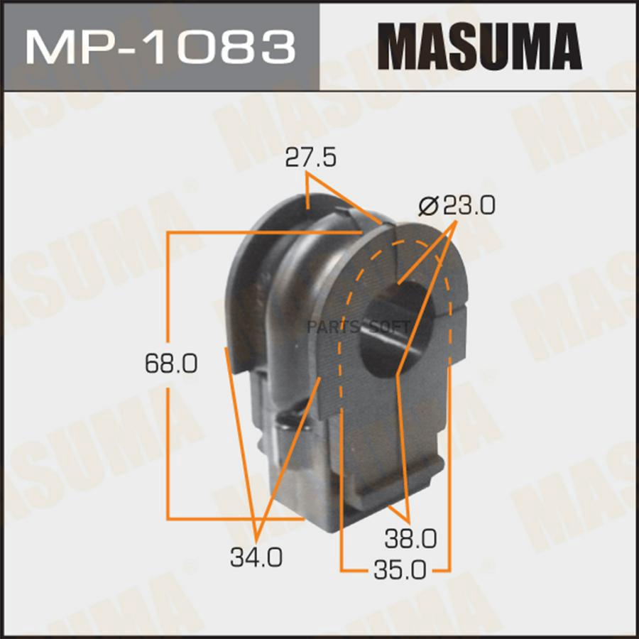

MASUMA MP-1083 Втулка стабилизатора пер. 2шт