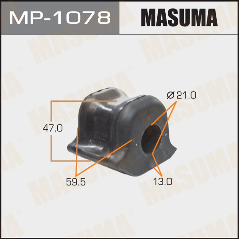 

MASUMA MP-1078 Втулка стабилизатора пер.