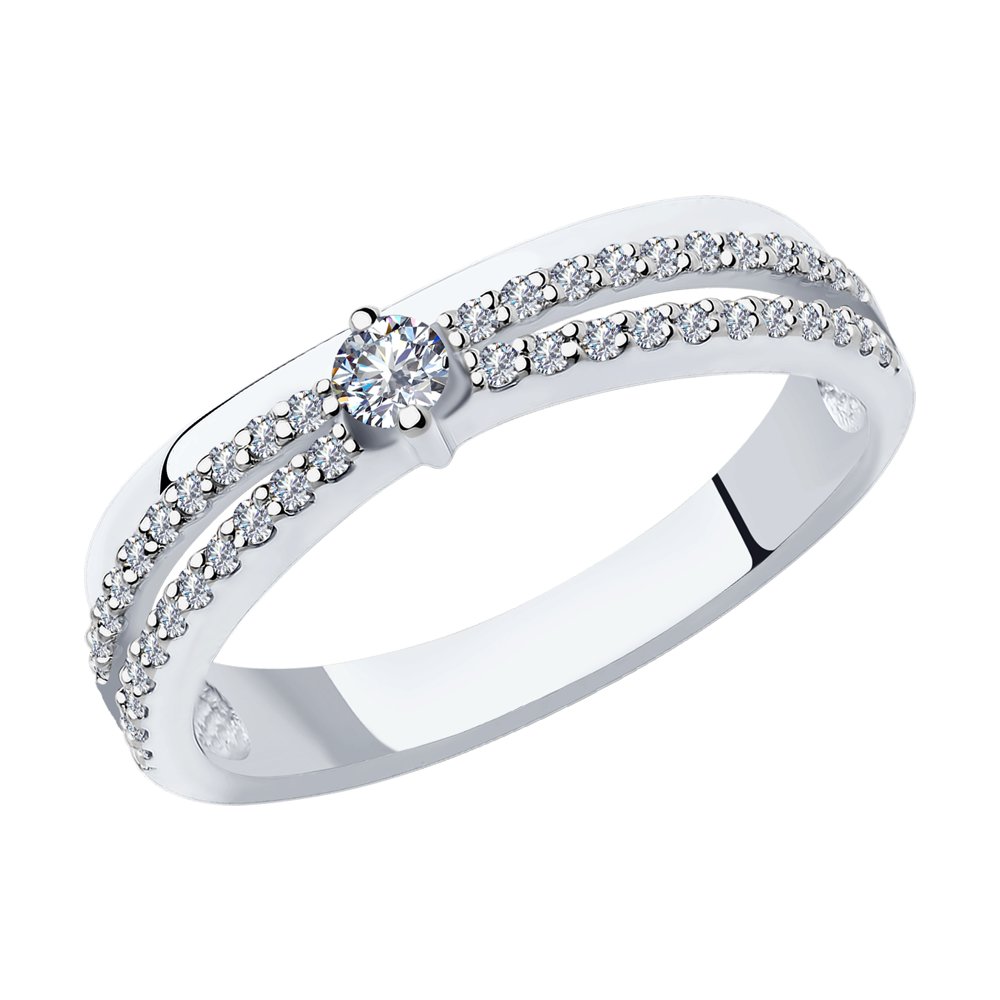 

Кольцо из золота р.  SOKOLOV Diamonds 1011908, бриллиант, 1011908