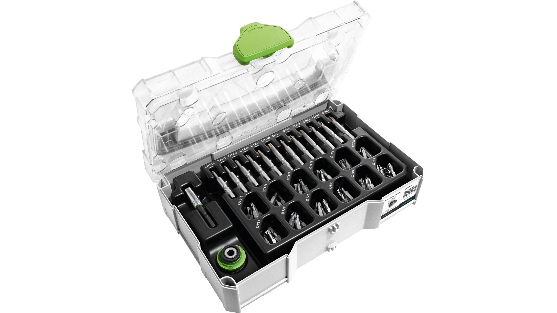 Cистейнер для шуруповерта Festool T-LOC SYS-CE MINI 1 TL TRA вкладыш пвх для документов 1 комплект прозрачный