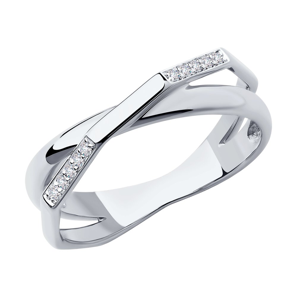 

Кольцо из золота р.  SOKOLOV Diamonds 1011865-3, бриллиант, 1011865-3