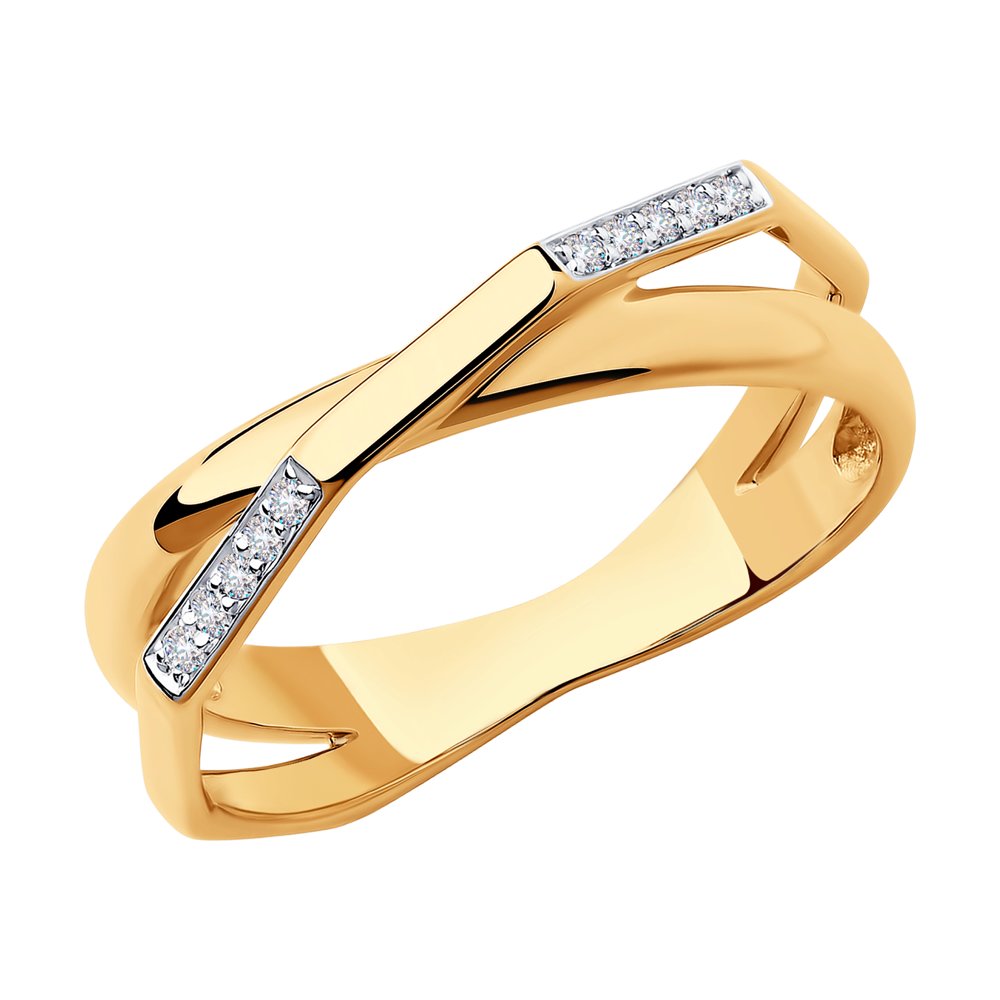 

Кольцо из красного золота р. , SOKOLOV Diamonds 1011865, бриллиант, 1011865