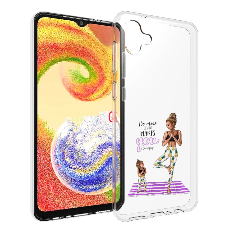 

Чехол MyPads Девочки-в-ананасах для Samsung Galaxy A04, Прозрачный, Tocco