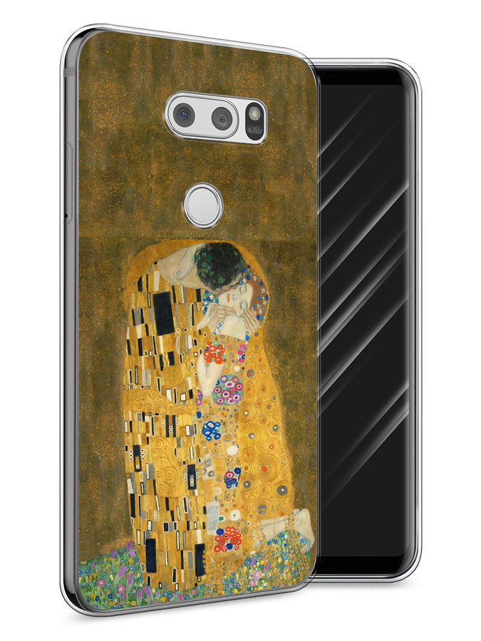 

Чехол Awog на LG V30 "Поцелуй Гюстава Климта", Желтый;коричневый, 83050-9