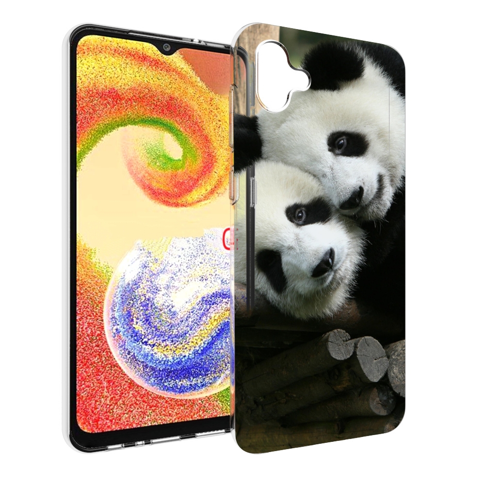 

Чехол MyPads Две-панды для Samsung Galaxy A04, Прозрачный, Tocco