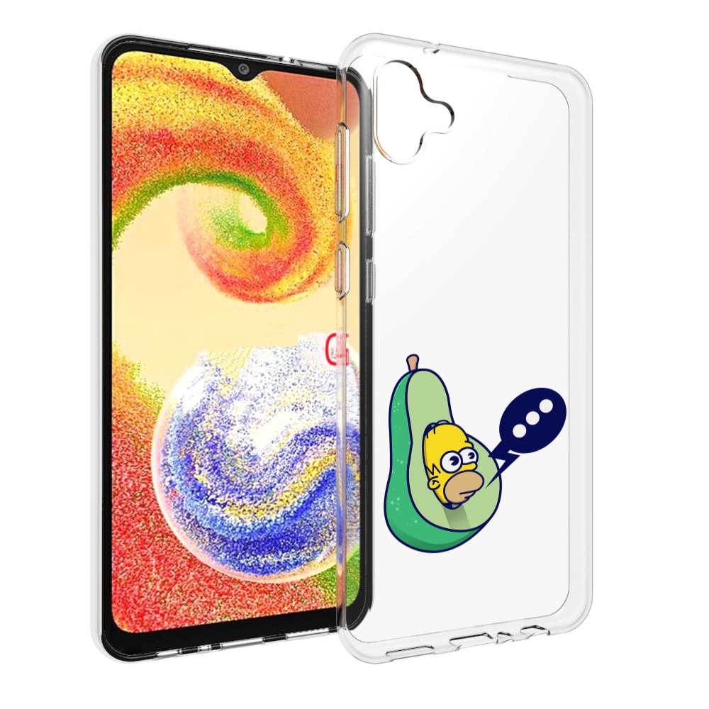 

Чехол MyPads Гомер-авокадо для Samsung Galaxy A04, Прозрачный, Tocco