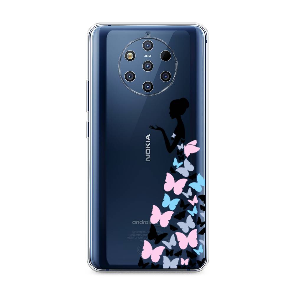 фото Чехол awog "платье из бабочек" для nokia 9 pureview