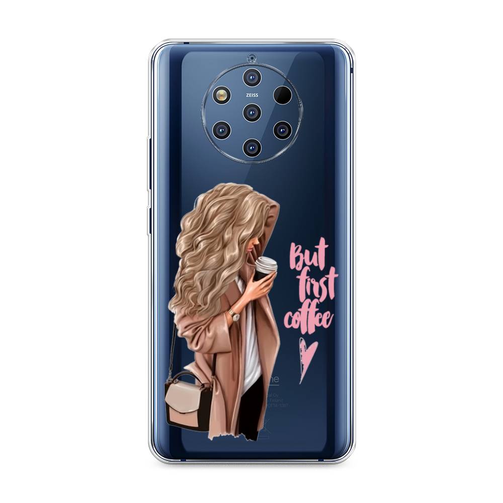 

Чехол Awog "Девушка с кофе" для Nokia 9 PureView
