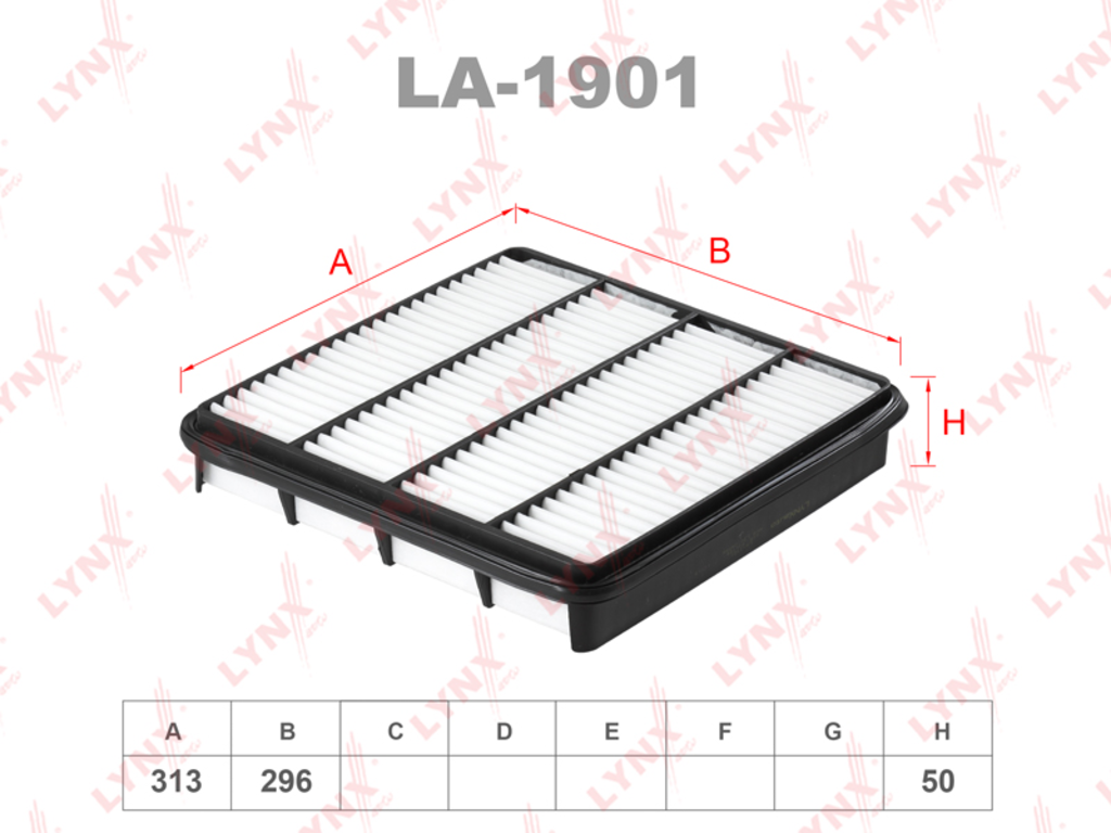 

Фильтр Воздушный Toyota Land Cruiser 200 (07-) Lynx La1901