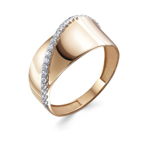 

Кольцо из красного золота с фианитом р. 17 Гранат 1.10.11.0831.00-4129, 1.10.11.0831.00-4129