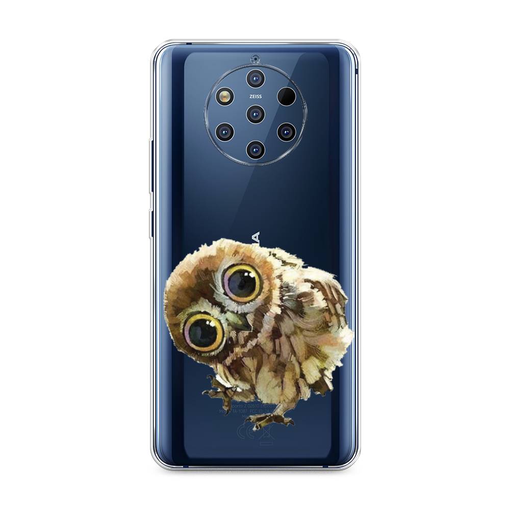

Чехол Awog на Nokia 9 PureView / Нокиа 9 PureView "Любопытный совенок", 122350-1