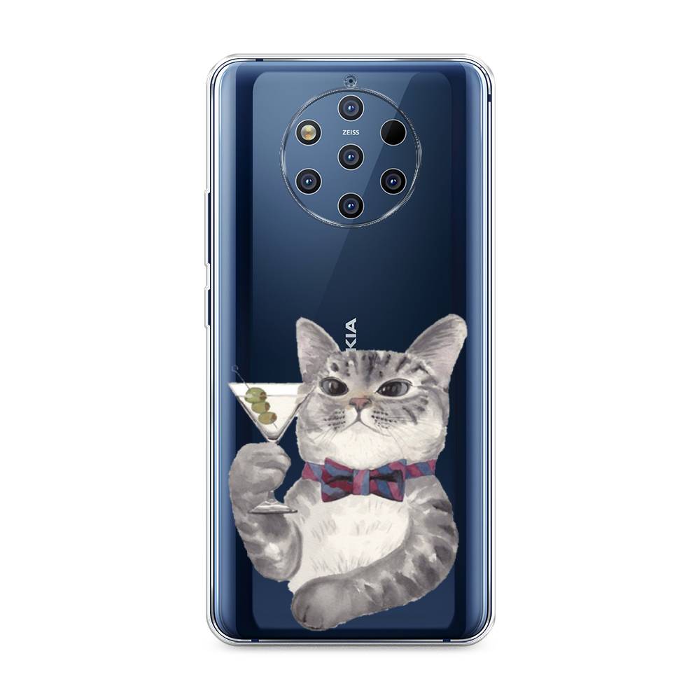 

Чехол Awog "Кот джентльмен" для Nokia 9 PureView