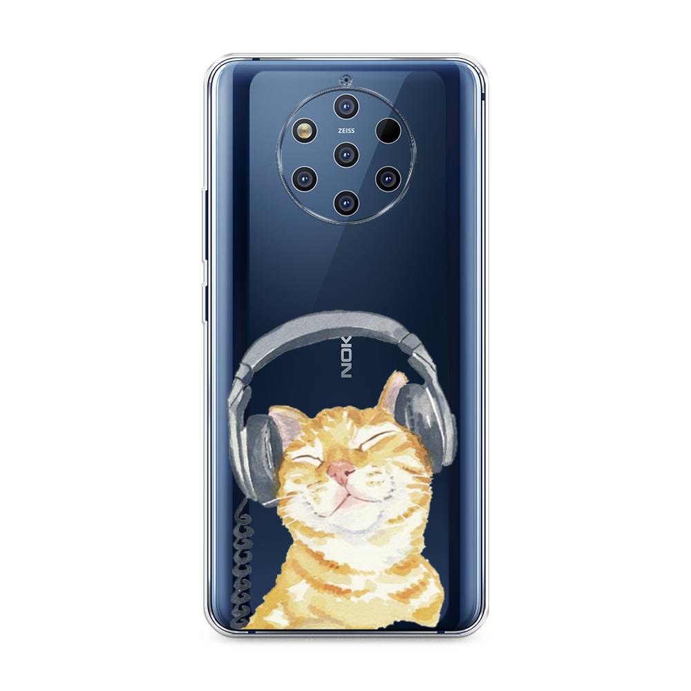

Чехол Awog "Кот меломан" для Nokia 9 PureView