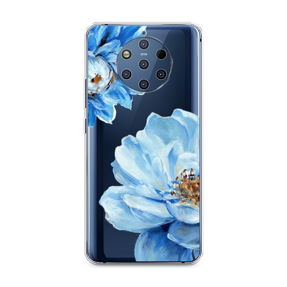 

Чехол Awog на Nokia 9 PureView / Нокиа 9 PureView "Голубые клематисы", 122350-8
