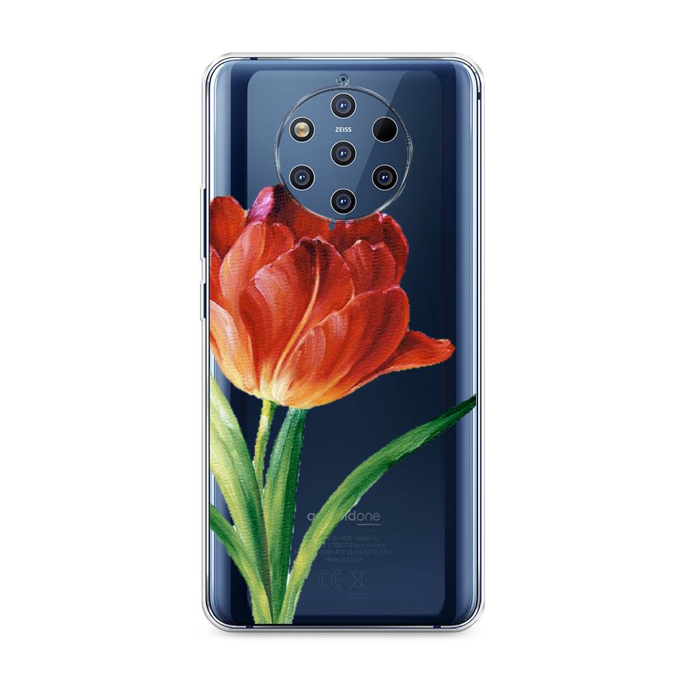 

Чехол Awog на Nokia 9 PureView / Нокиа 9 PureView "Красный тюльпан", 122350-8