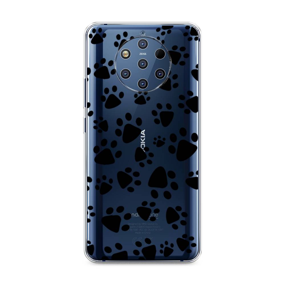 

Чехол Awog на Nokia 9 PureView / Нокиа 9 PureView "Лапки черные", 122350-2
