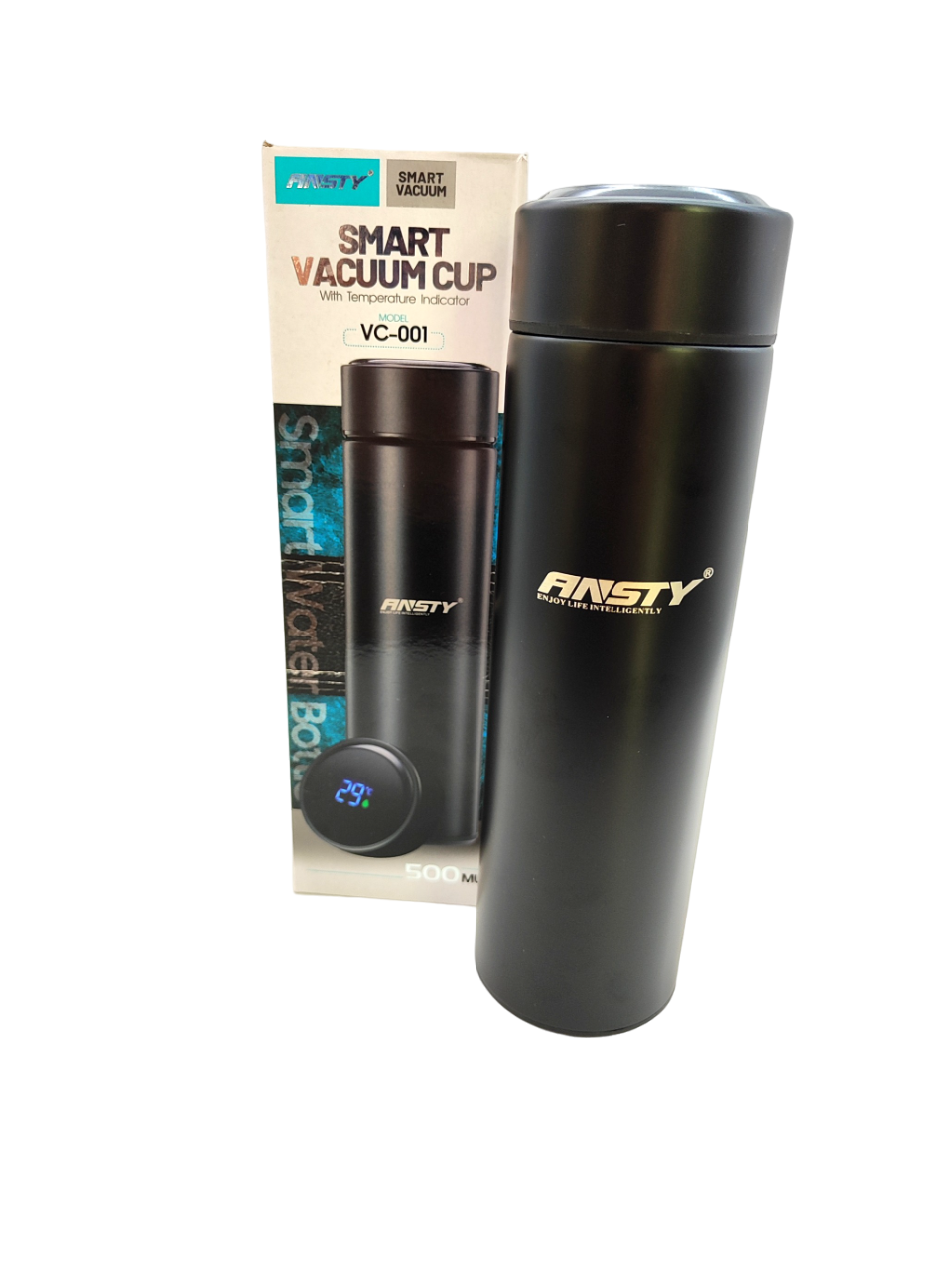 

Термос Ansty VC-001 500 мл ситечко сенсорный дисплей черный, Ansty VC-001