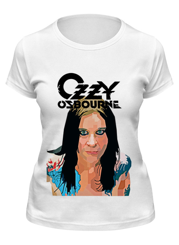 

Футболка женская Printio Ozzy osbourne белая L, Белый, Ozzy osbourne