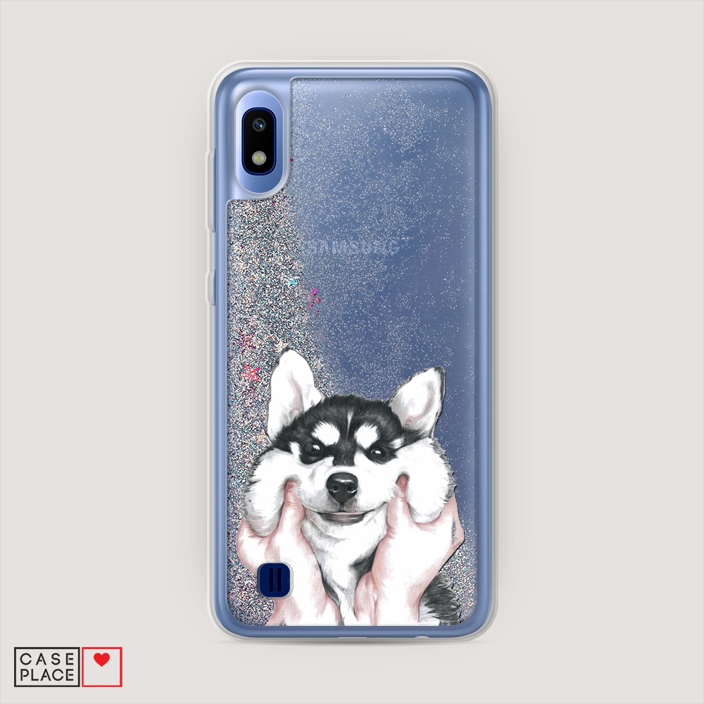

Чехол Awog на Samsung Galaxy A10 "Щечки хаски", Разноцветный, 27991-1