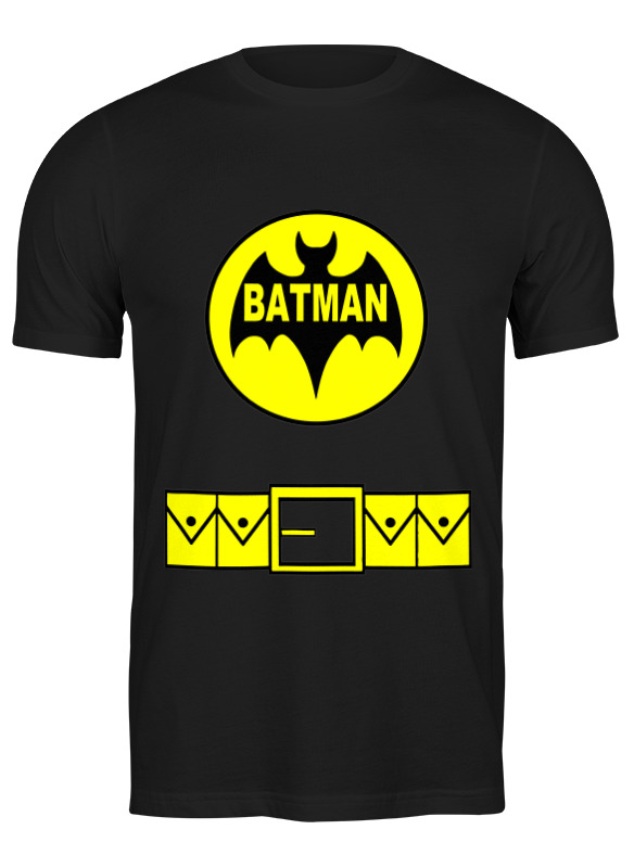 

Футболка мужская Printio Бэтмен (batman) черная M, Черный, Бэтмен (batman)