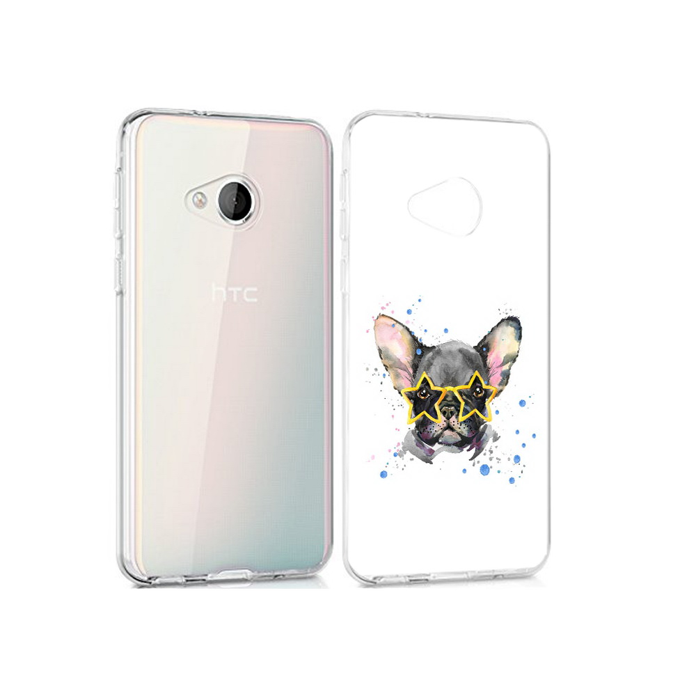 

Чехол MyPads Tocco для HTC U Play буля в очках, Прозрачный, Tocco