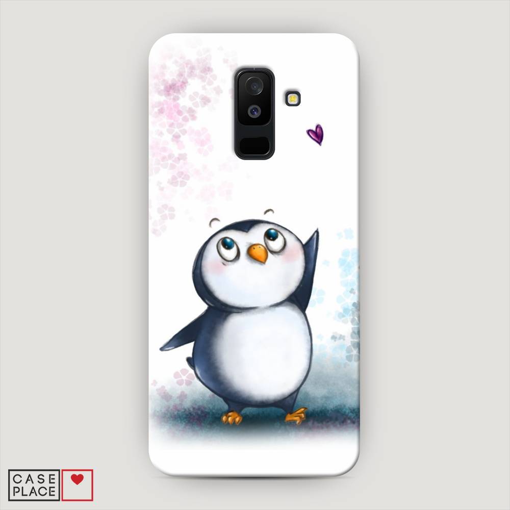 

Чехол Awog "Пингвин и сердечко" для Samsung Galaxy A6 +, 26020-1