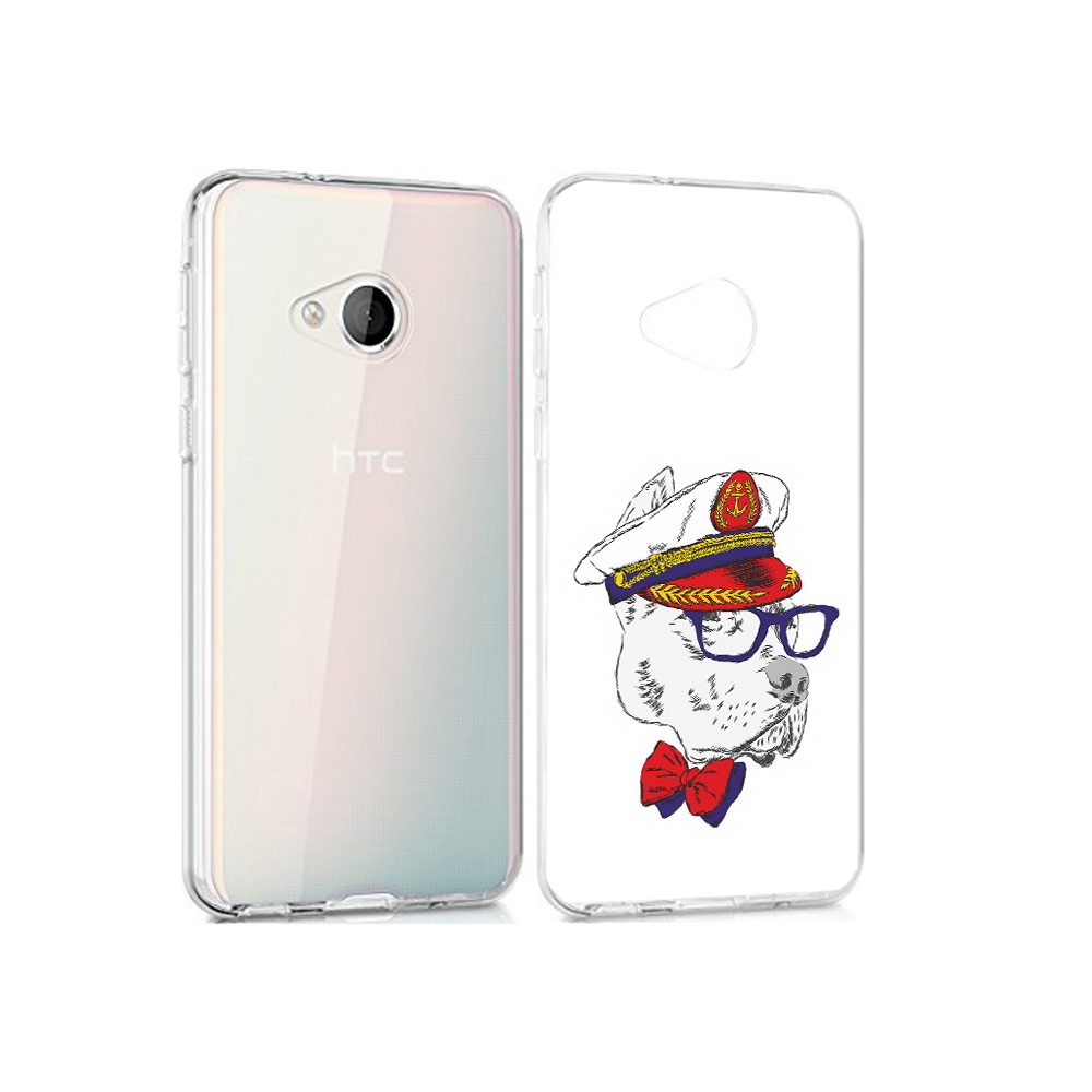 

Чехол MyPads Tocco для HTC U Play бульдог, Прозрачный, Tocco