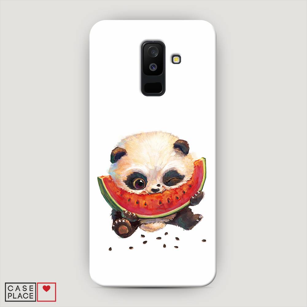 

Чехол Awog "Малыш панды с арбузом" для Samsung Galaxy A6 +, 26020-1