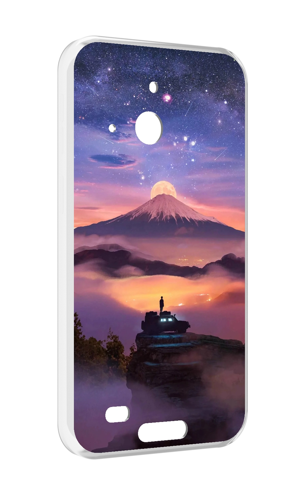 

Чехол MyPads ночь-в-горах для Oukitel WP20 / WP20 Pro, Прозрачный, Tocco