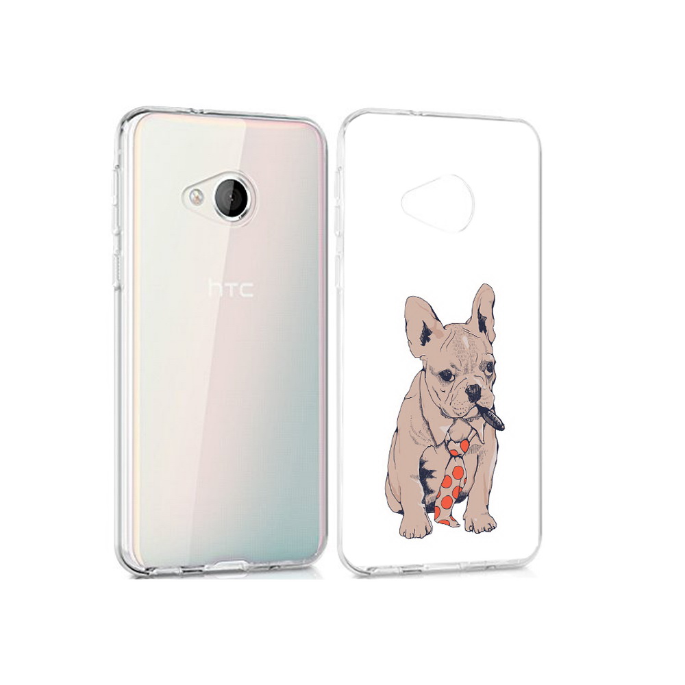 

Чехол MyPads Tocco для HTC U Play бульдог с сигарой, Прозрачный, Tocco