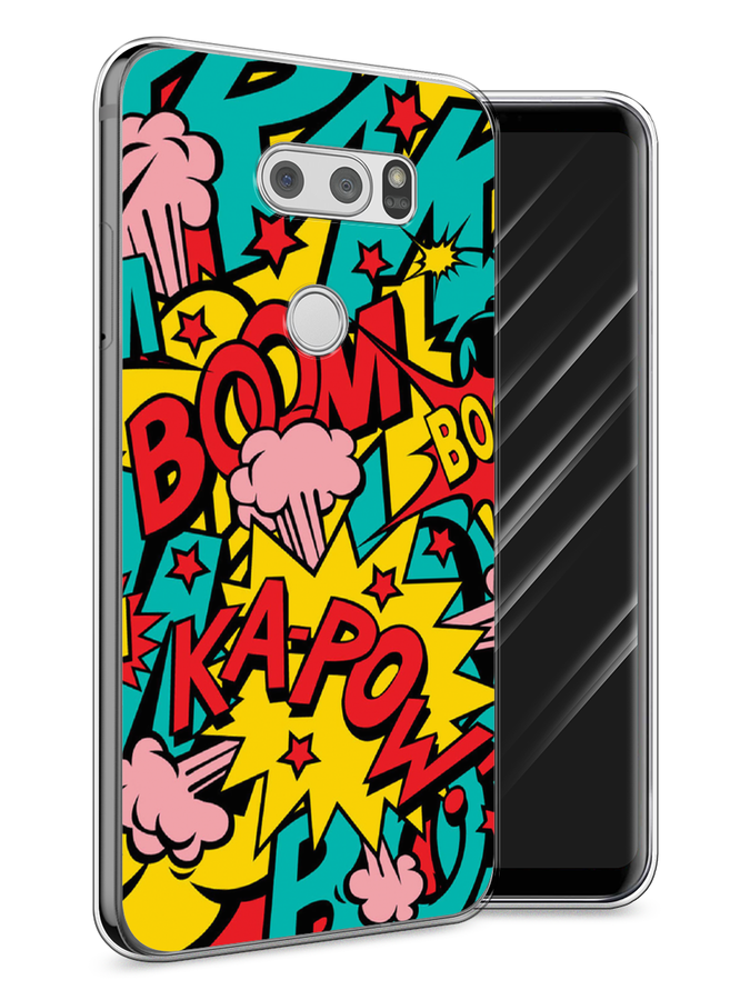 

Чехол Awog на LG V30 "Постер pop art", Голубой;желтый;красный, 83050-9