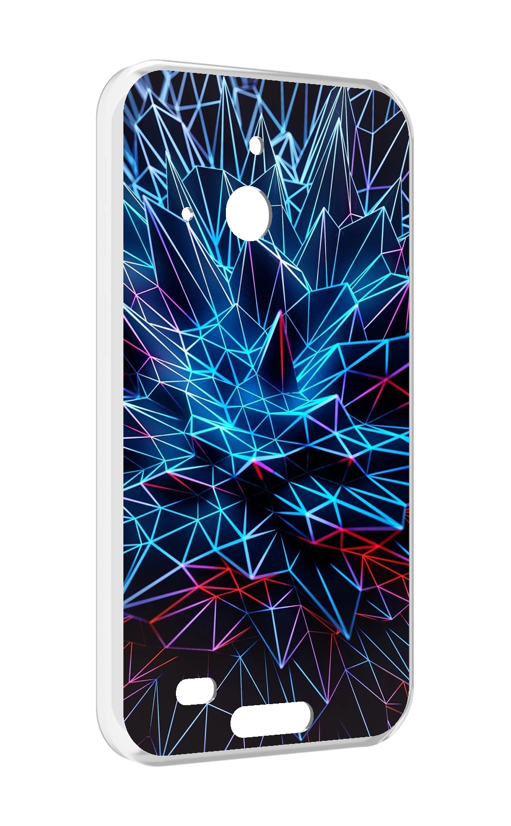 

Чехол MyPads неоновая-абстракция для Oukitel WP20 / WP20 Pro, Прозрачный, Tocco